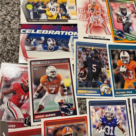 Lot of 69 panini 2023-2025 Score football cards with parallels & Rookie cards - Picture 8 of 10